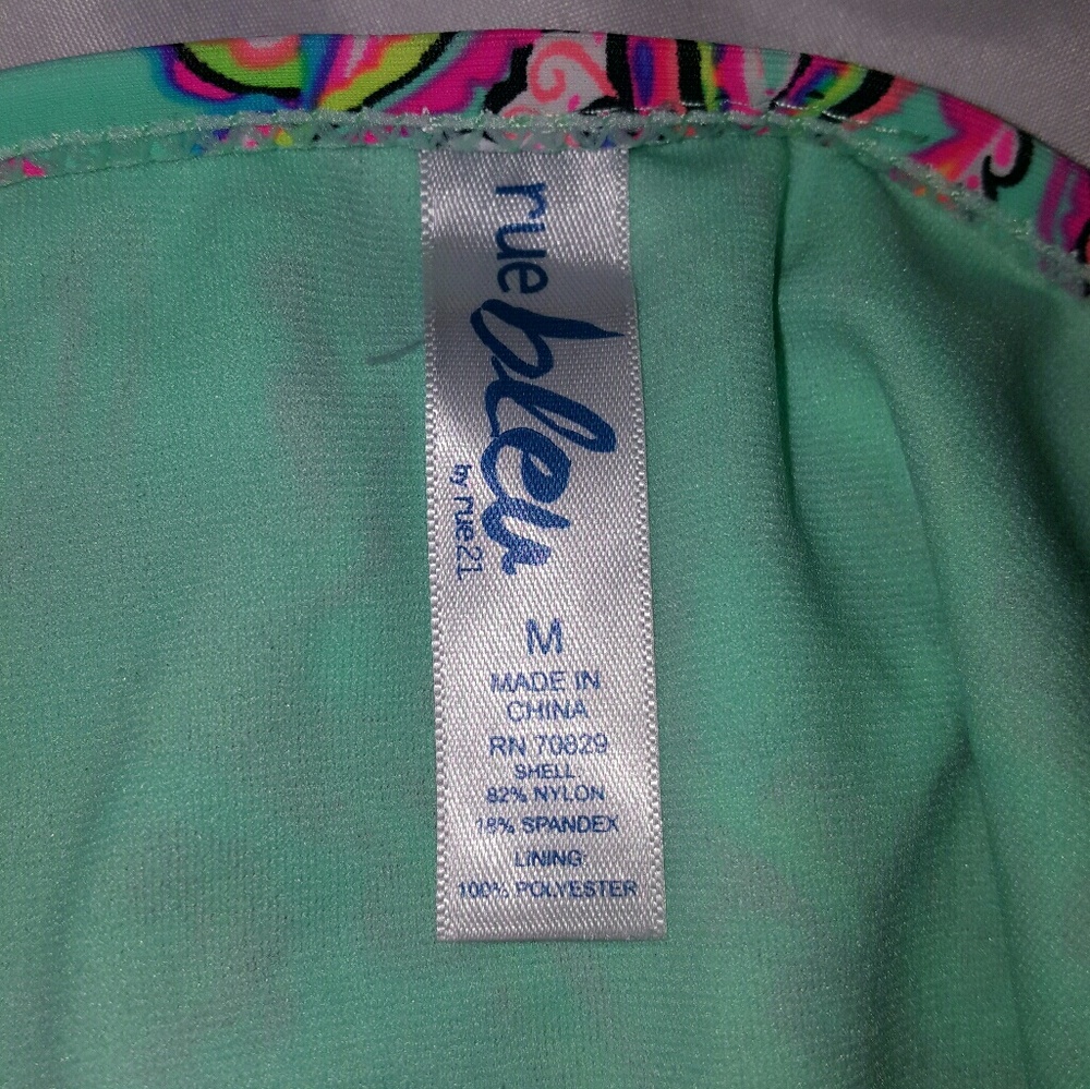 Rue21 Multicolored 2 Piece Padded Bikini - Picture 4 of 4